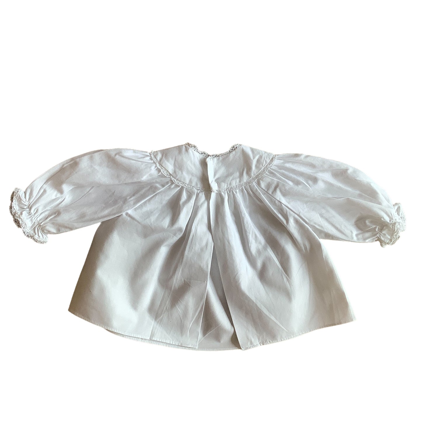 Vintage 60's White Shirt/ Top / Blouse / 0-3 Months