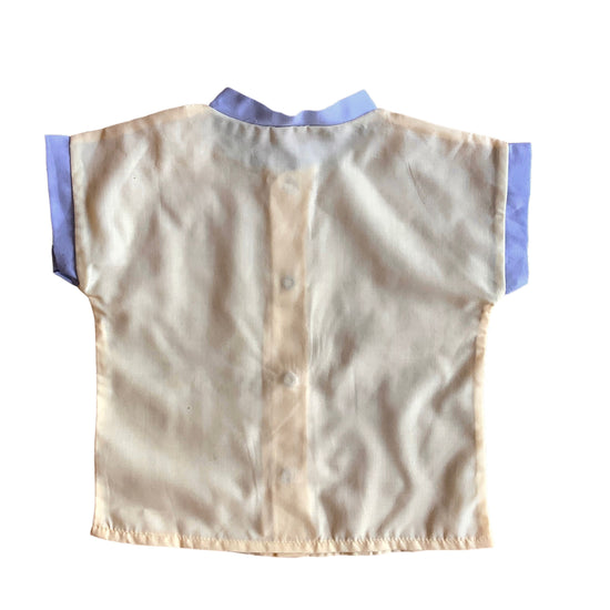 Vintage 70's Yellow Top / Shirt / 12-18 Months