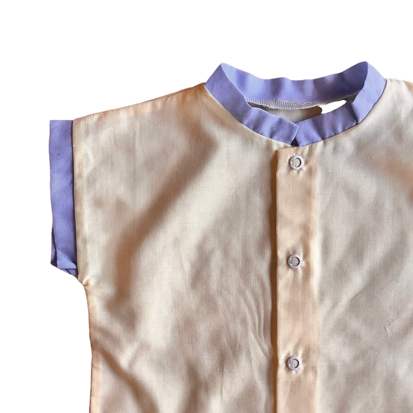 Vintage 70's Yellow Top / Shirt / 12-18 Months