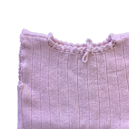 Vintage 1960's Soft Knitted Sleeveless Top  / 4-5Y