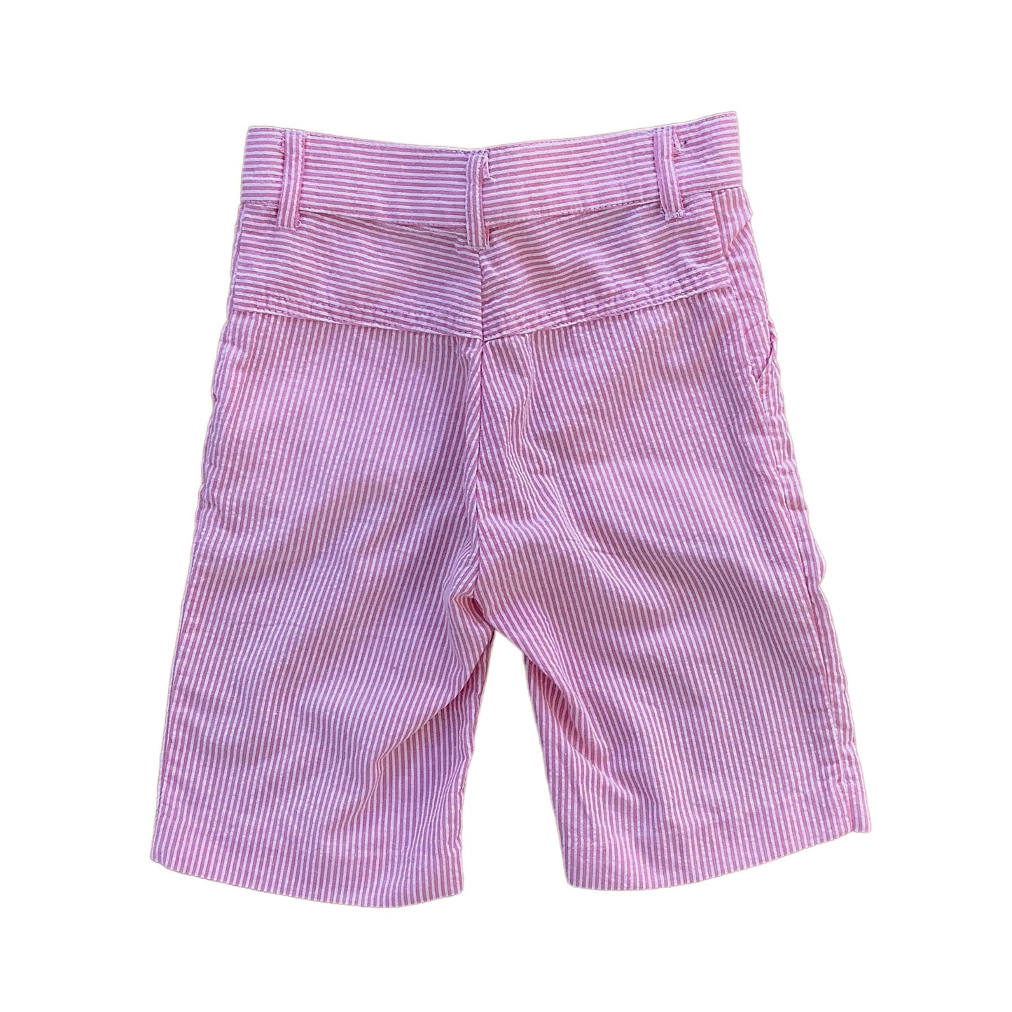 Vintage 1970's White/Pink Thinstripes Shorts 4-5 Years