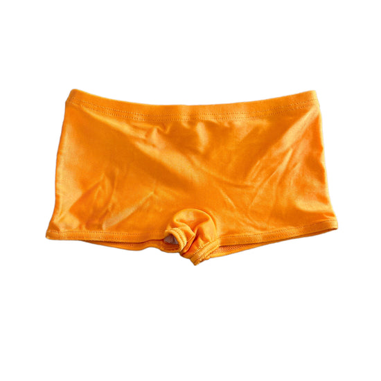 Vintage 70's Orange Swimming Trunks / Shorts 5-6Y