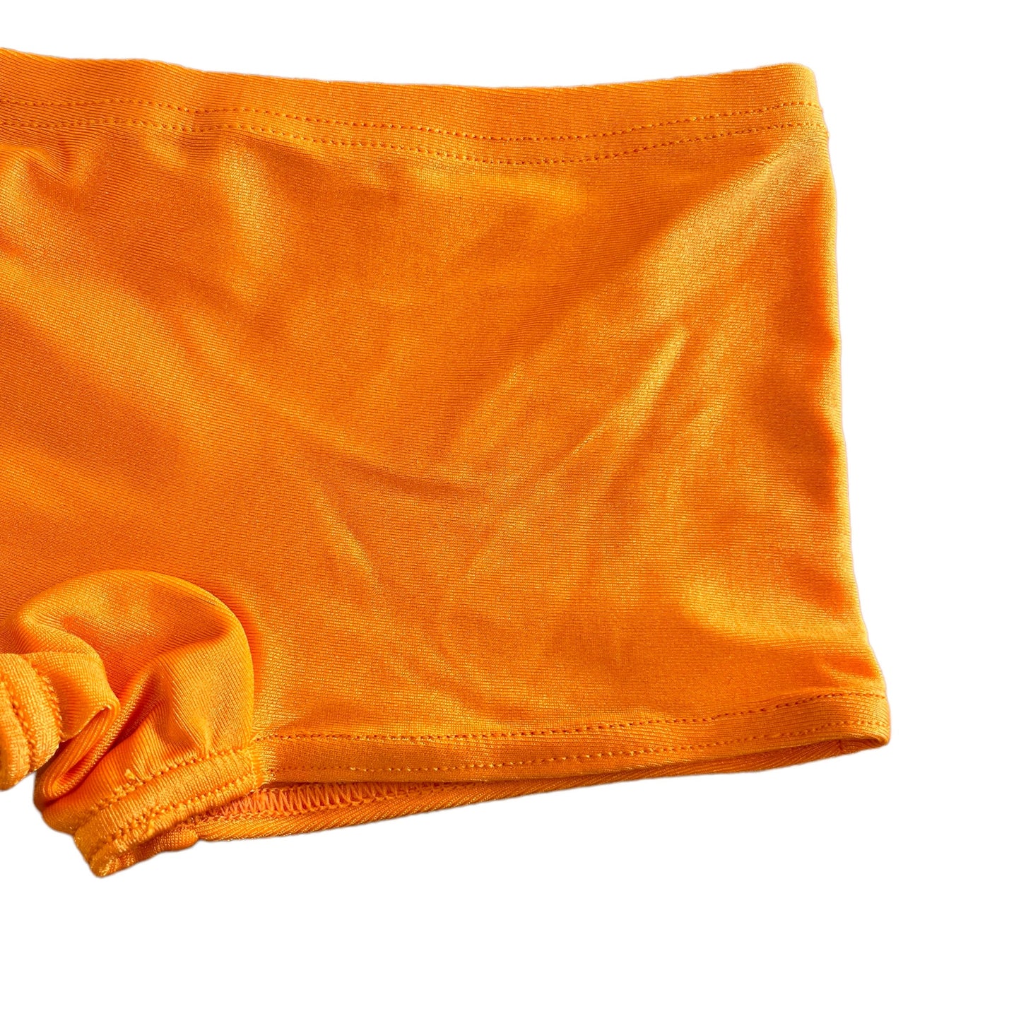 Vintage 70's Orange Swimming Trunks / Shorts 5-6Y
