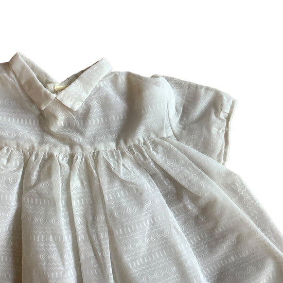 1960s White Sheer Dress / 3-6 Months