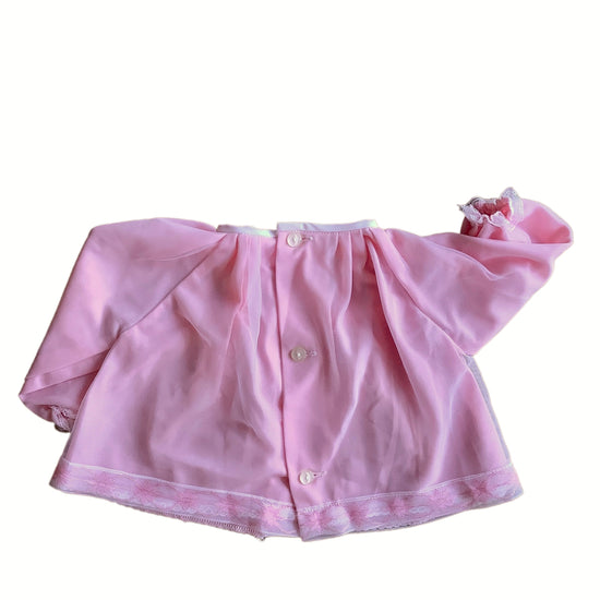 Vintage 60's Pink Shirt/ Top / Blouse / 0-3 Months