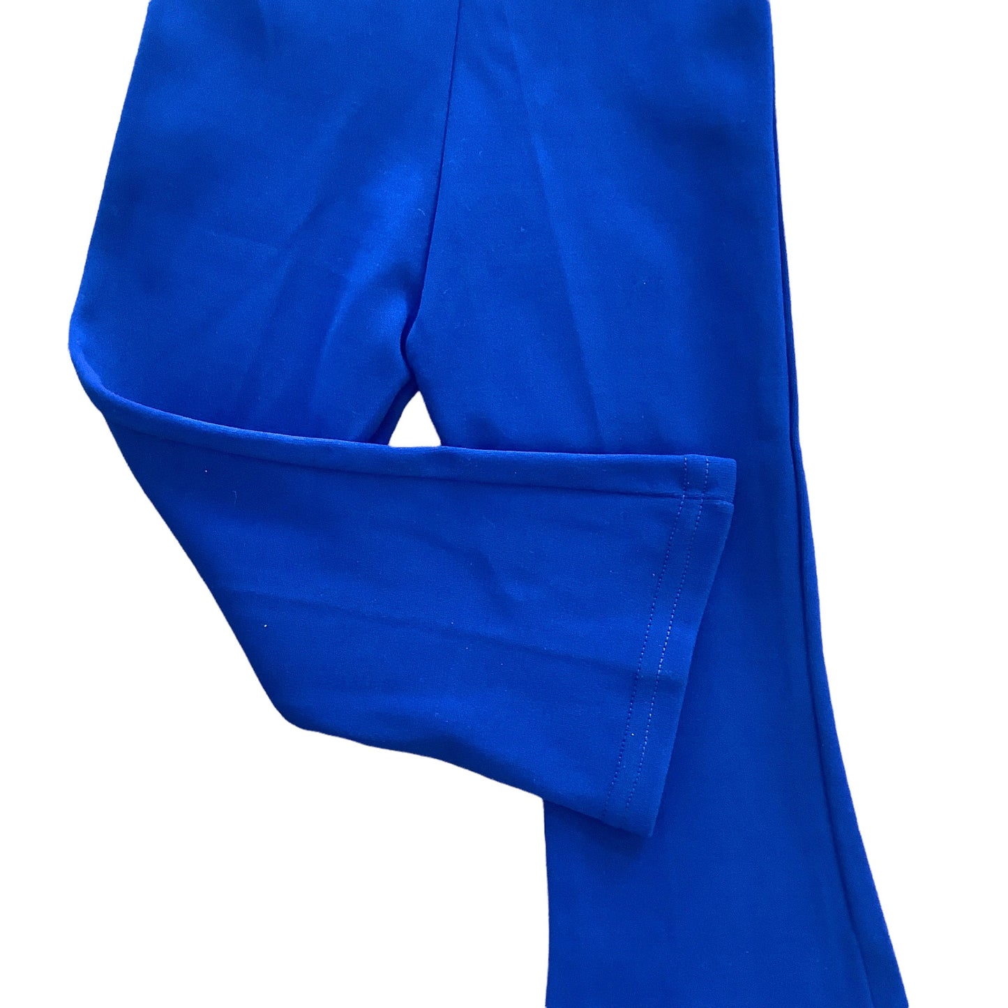 Vintage 70's Blue Nylon Flare Leggings / 12-18M