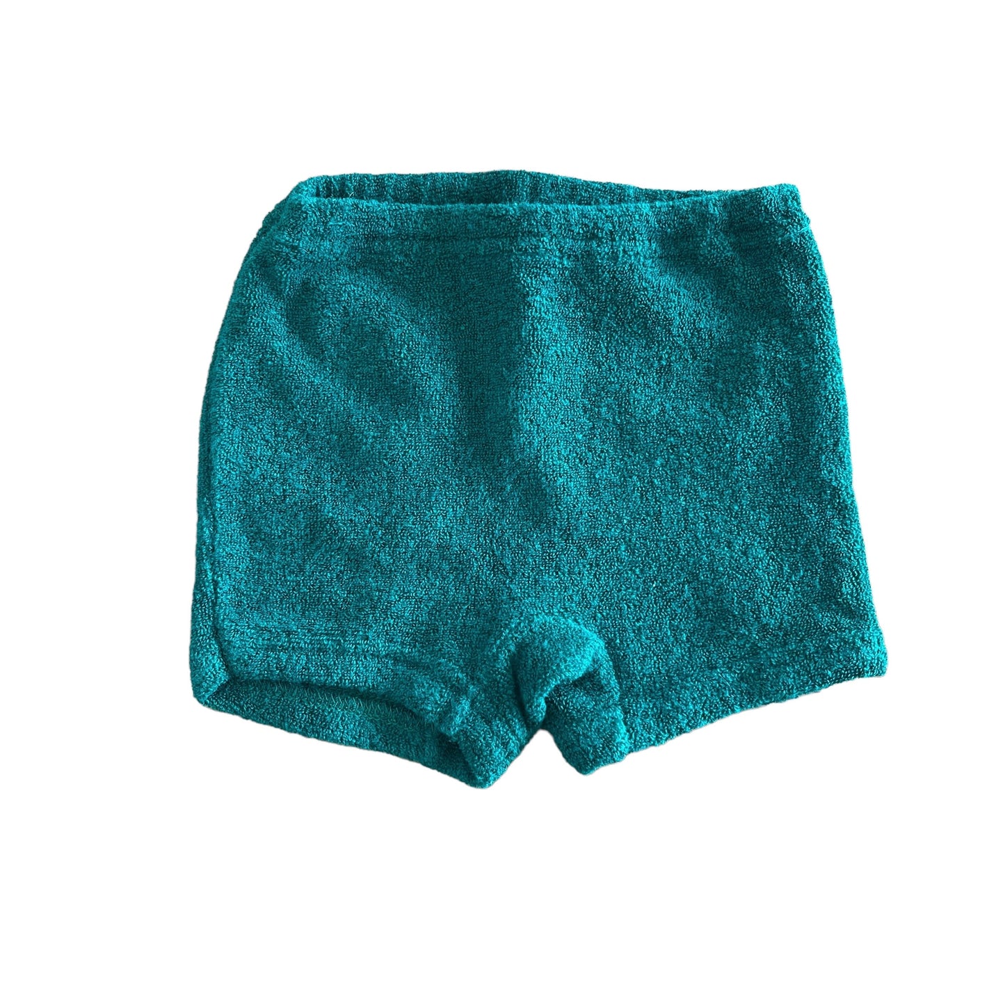 Vintage 70's  Terry Towel Green / Shorts  / Pants / Underwear 0-3M