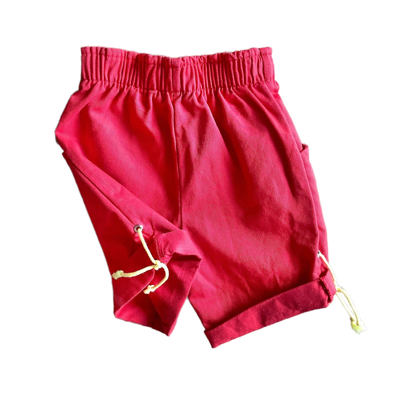 Vintage 70's Red  Shorts / 9-12M