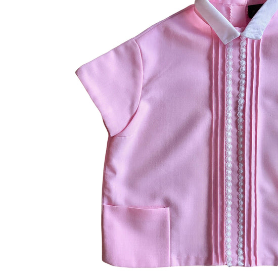 Vintage 60's Mod Pink Dress 12-18M