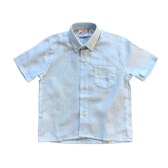 Vintage 1970's Blue Shirt / 3-4 Years