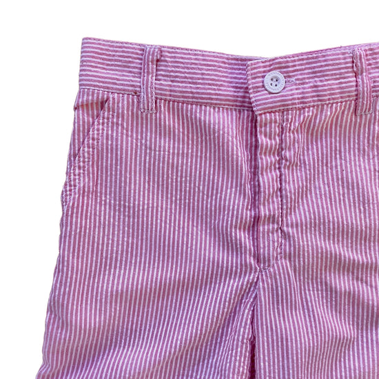 Load image into Gallery viewer, Vintage 1970&amp;#39;s White/Pink Thinstripes Shorts 4-5 Years
