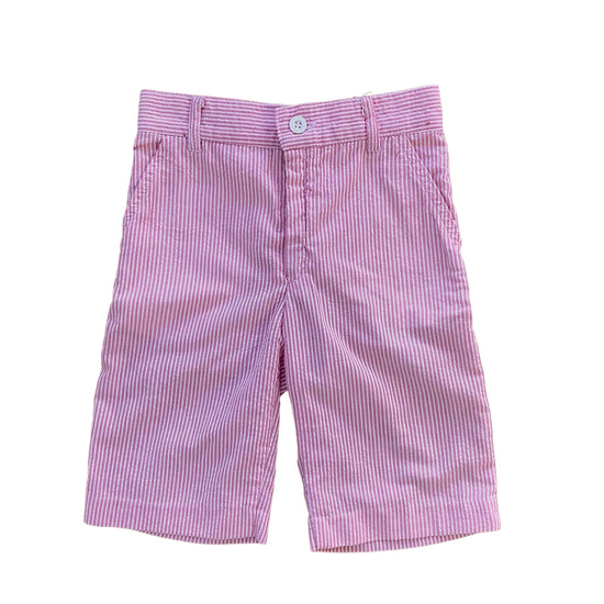 Vintage 1970's White/Pink Thinstripes Shorts 4-5 Years
