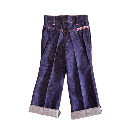 Vintage 70's Denim Flares / 9-12M