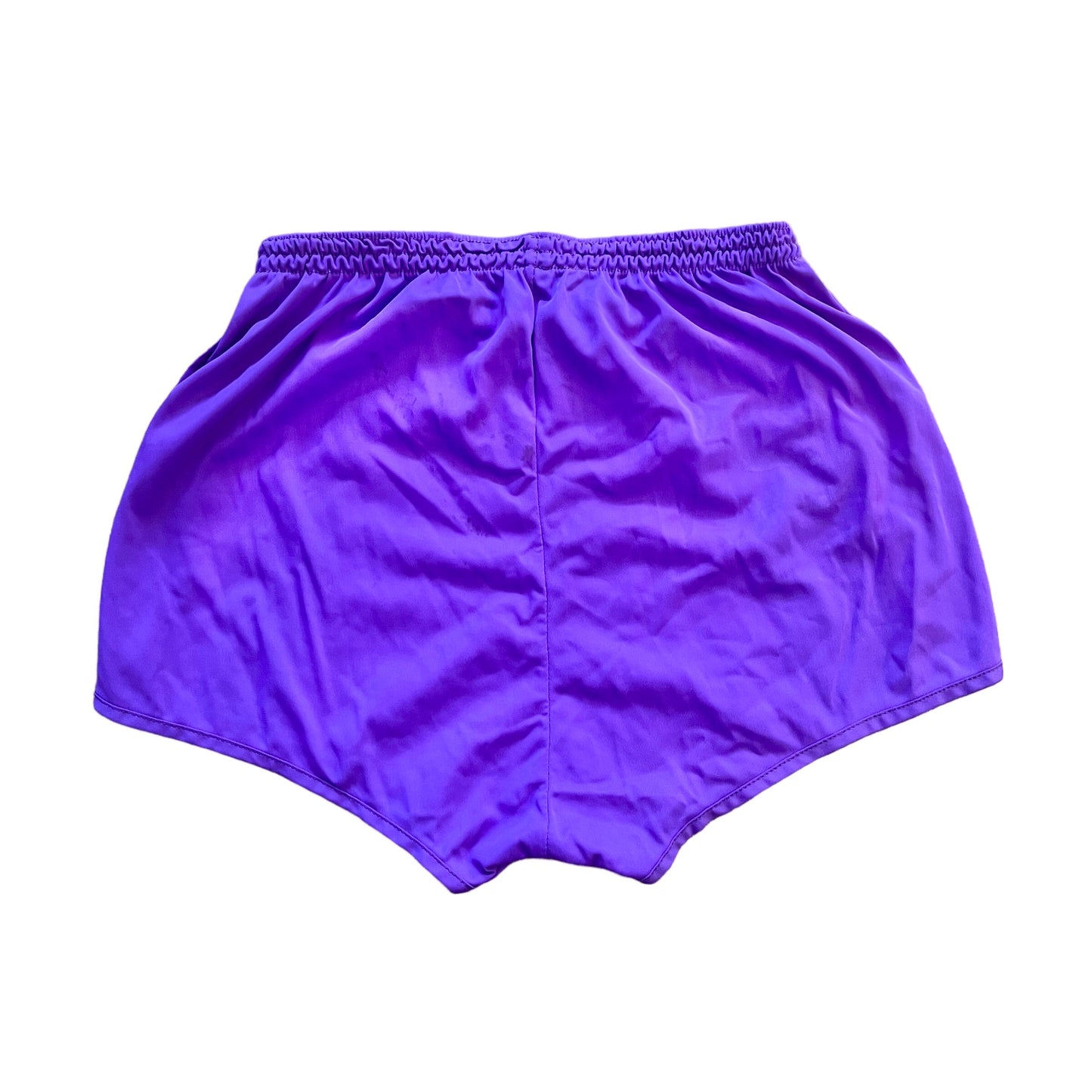 Vintage 80s Purple Gym Shorts 10-12Y / Teen