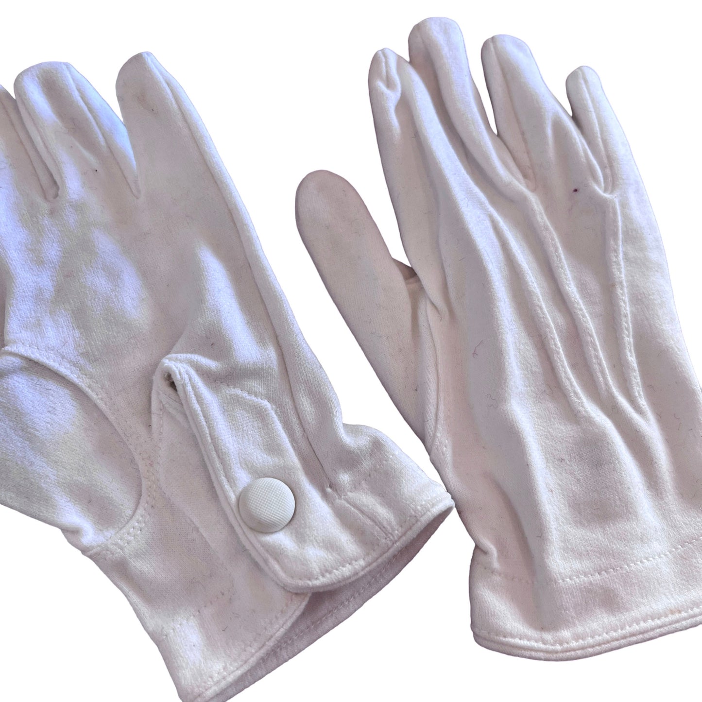 Vintage White 60s Formal Baby Gloves 1-2Y