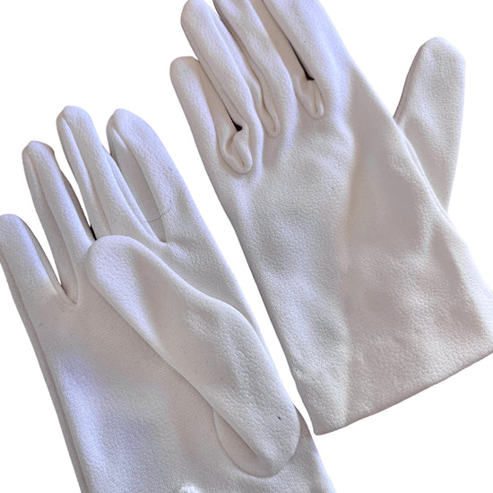 Vintage White 60s Formal Gloves from 6-12M to 5-6Y