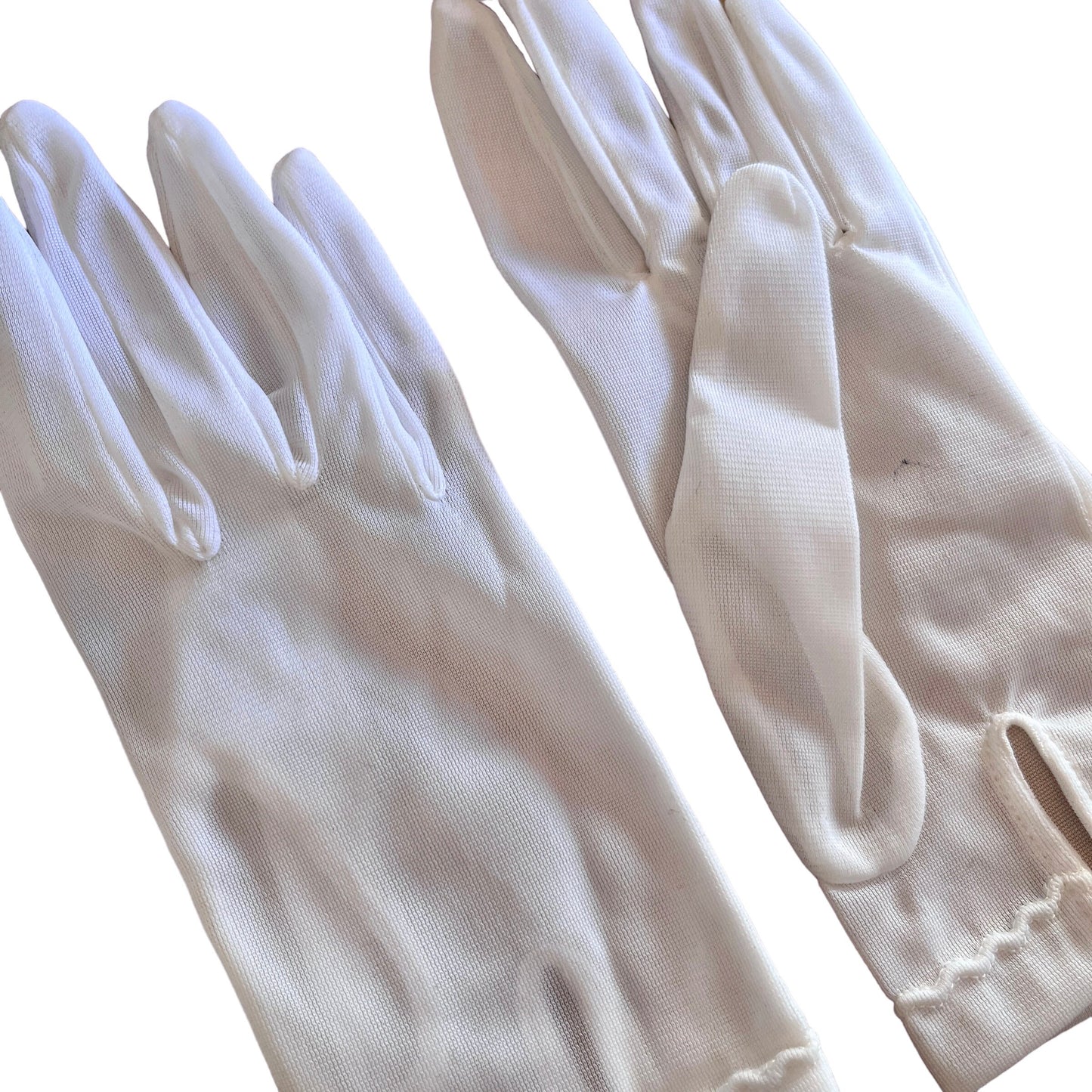 Vintage White 60s Formal Gloves from 3-5Y