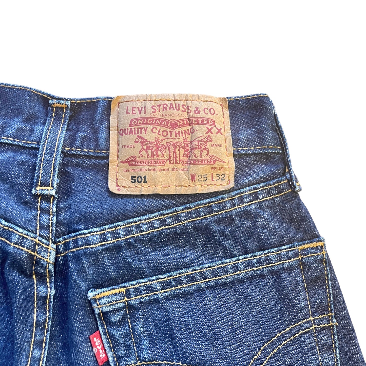 Vintage Levi's Teen Denim Shorts 10-12Y / Teen XS