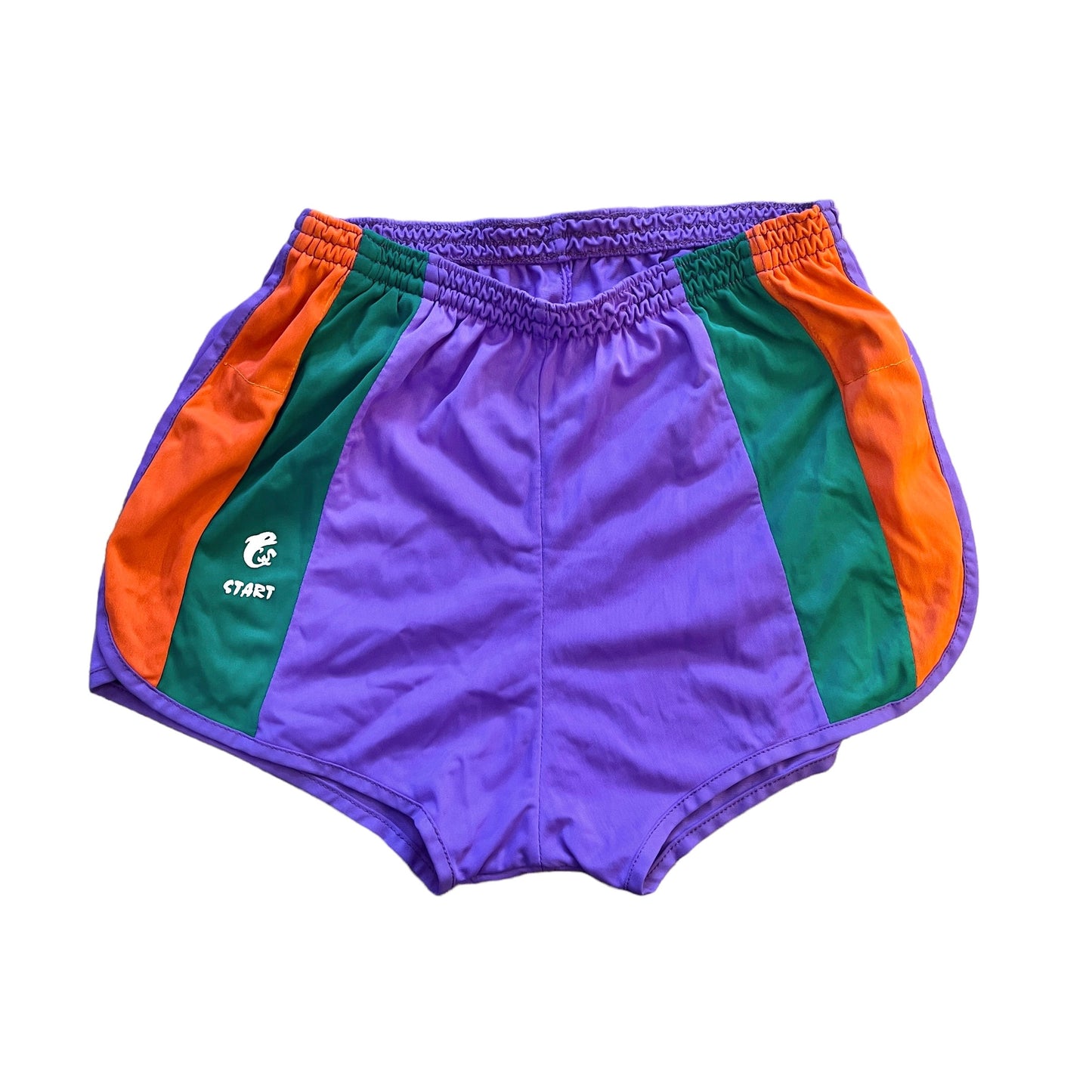 Vintage 80s Purple Gym Shorts 10-12Y / Teen