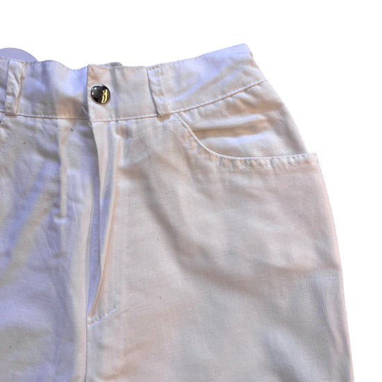 Load image into Gallery viewer, Vintage 1970s White Toddler &amp;quot;Cigarette&amp;quot; Trousers / 2-3Y
