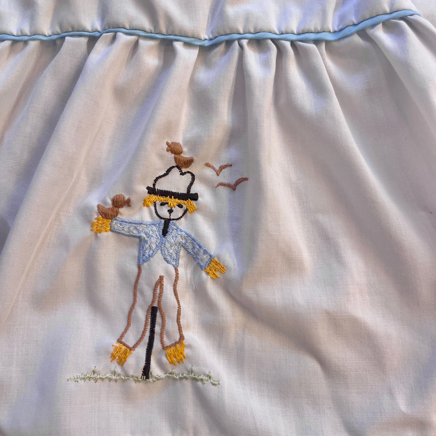 Vintage 70s "Scarecrow" Top /Blouse  / 9-12 Months