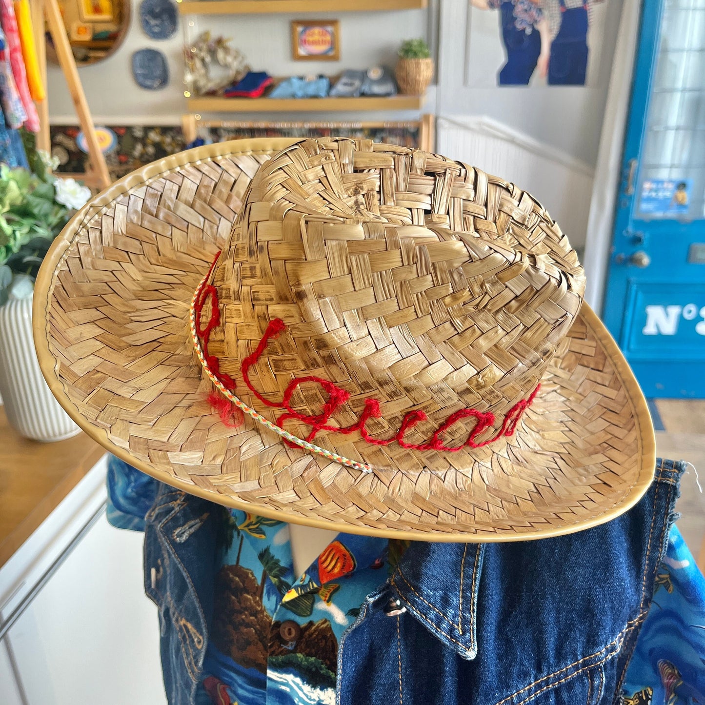 Vintage Straw Hat 3-5Y