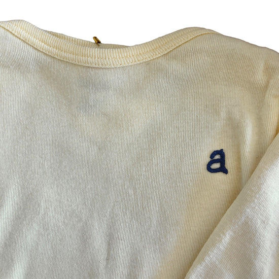 Vintage 1970s Yellow Top  3-6 Months