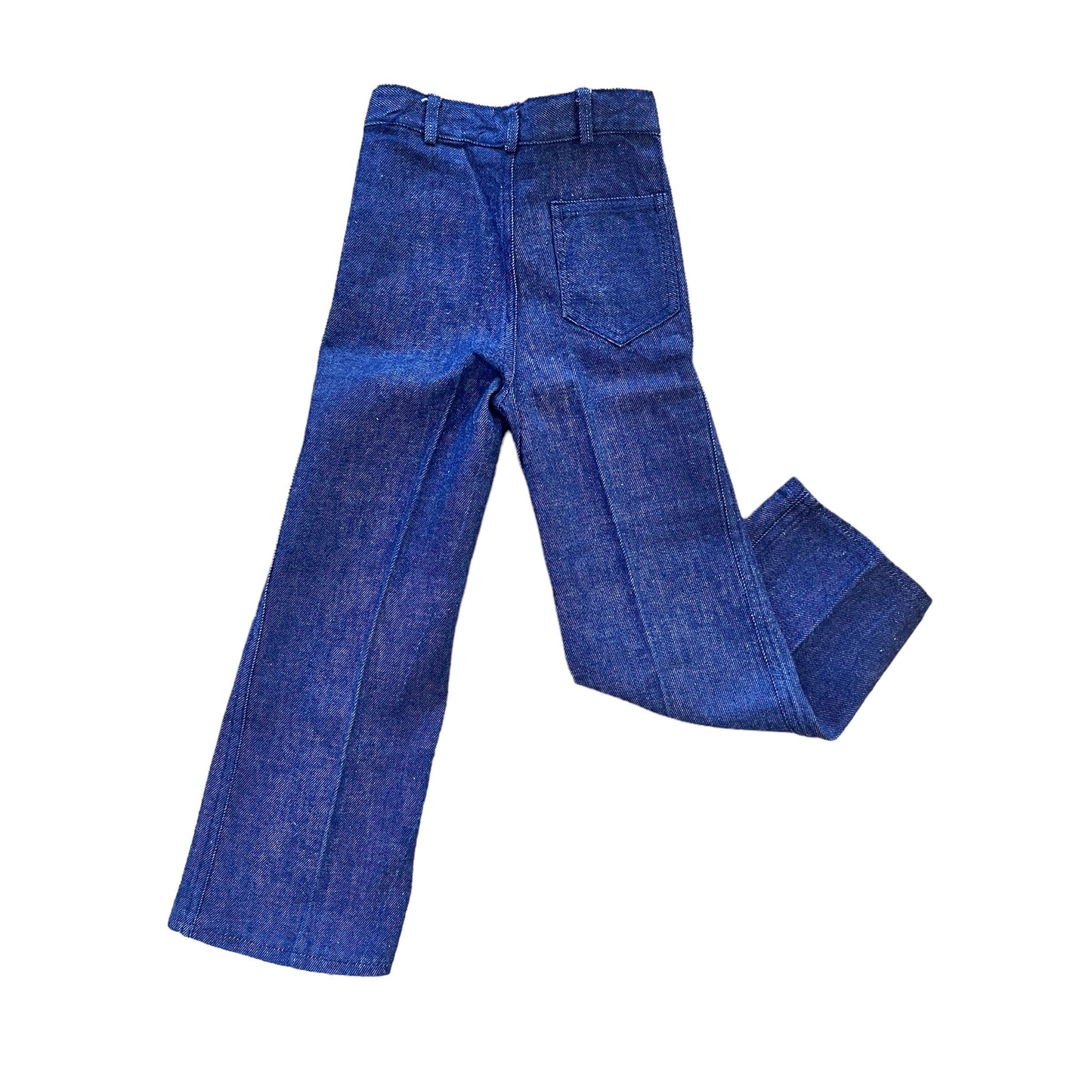 Vintage 70's Navy Denim Flares / 18-24M