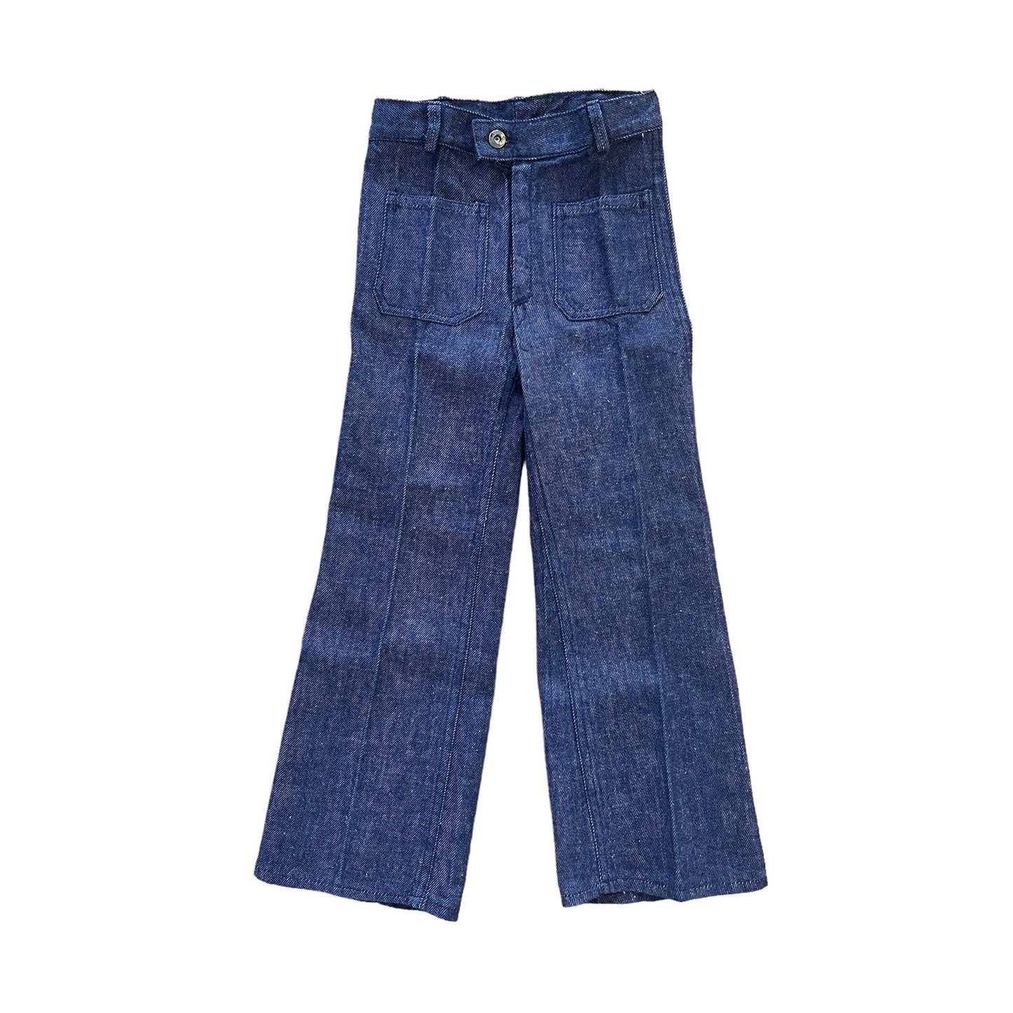 Vintage 70's Navy Denim Flares / 18-24M