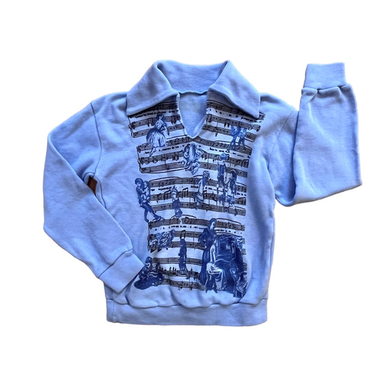 Vintage 1970's Blue Jumper 10-12Y