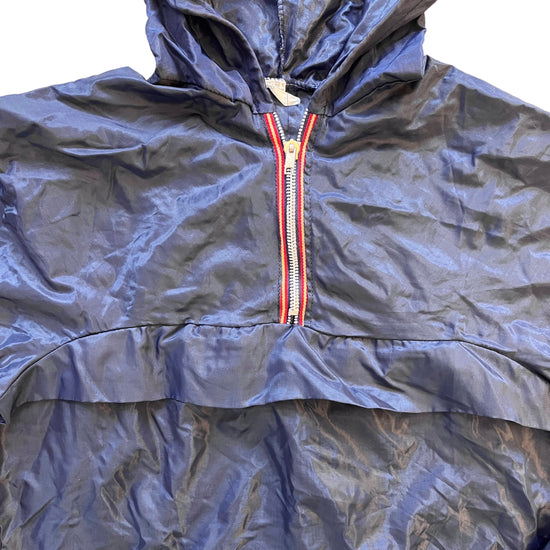 Load image into Gallery viewer, Vintage 1970&amp;#39;s Navy Windbreaker / Teen / Small
