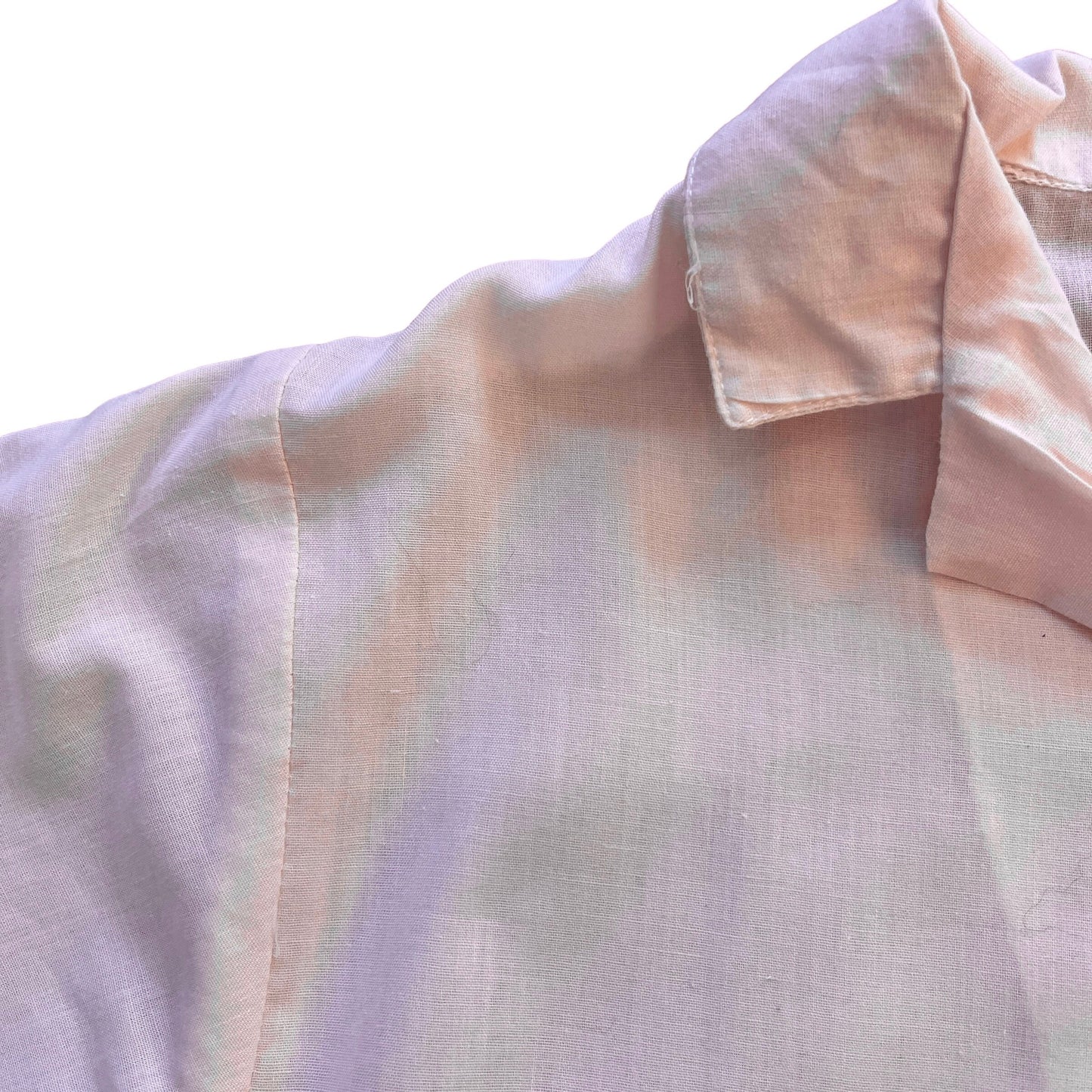 1970's Light Peach "Surf" Shirt / 6-8 Y