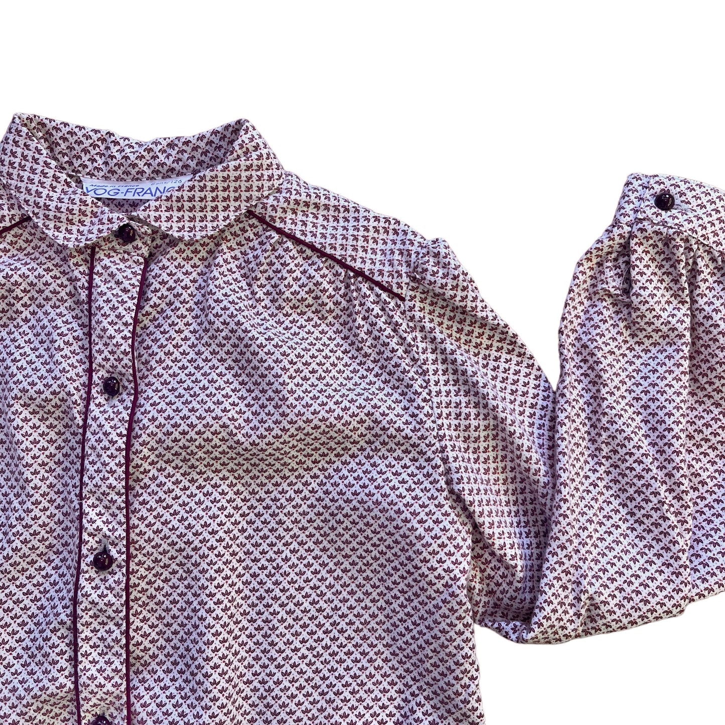 Vintage 1970's Printed Shirt / 6-8 Y