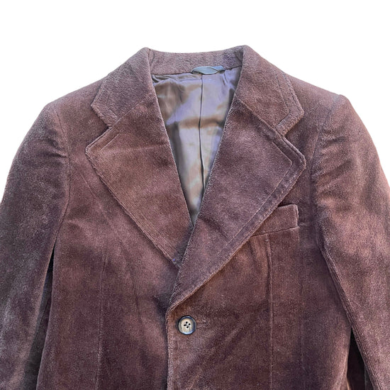 1960's Brown Velvet Blazer / 6-8Y