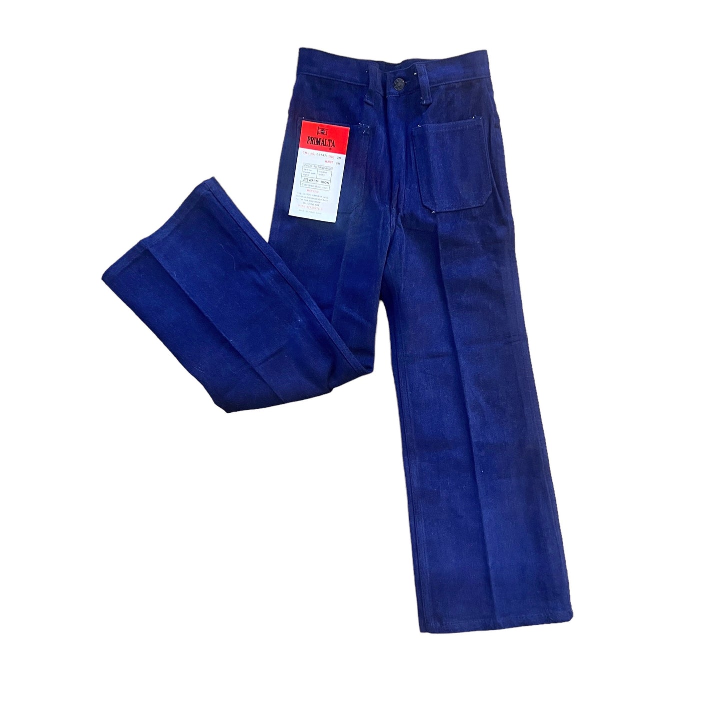 60s Navy Denim Trousers / 6-8Y