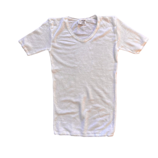 1970's Ivory Top /Tee 6-8Y