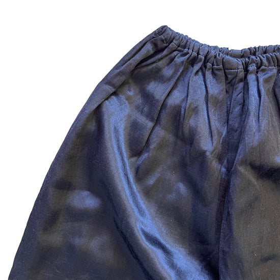 Vintage 1960s Black Silky Pants 10-12Y / teens