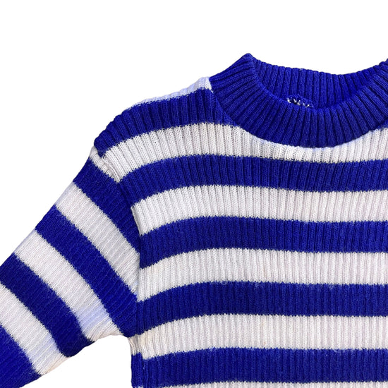 1970's Striped Knitted Top / 6-8 Years