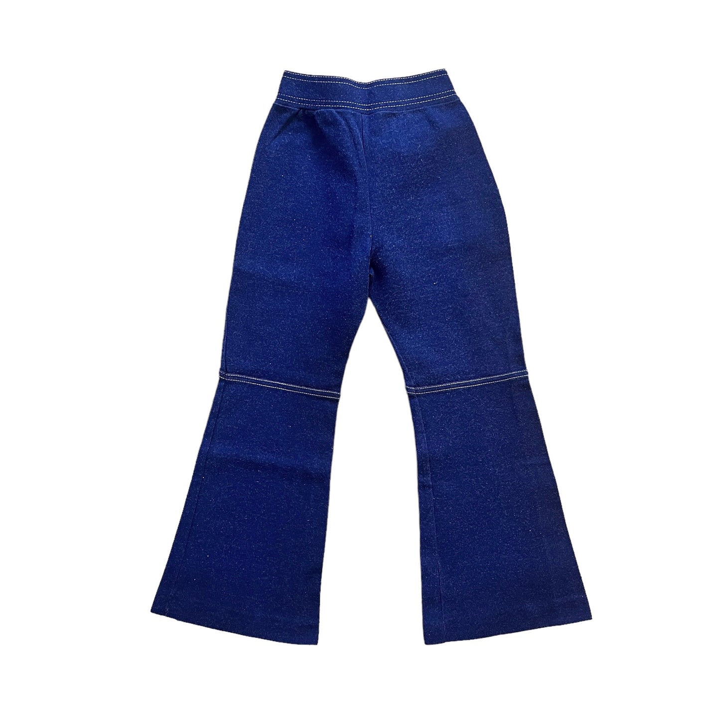 Vintage 1970s Navy Flare Bottoms 6-8Y
