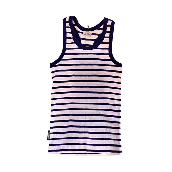 80's Striped Petit Bateau Tank Top/ 6-8Y