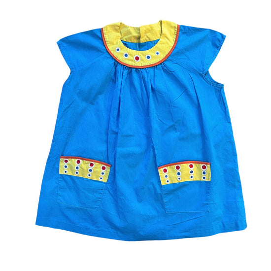 1960s Turquoise Top / Tunic 8-10Y