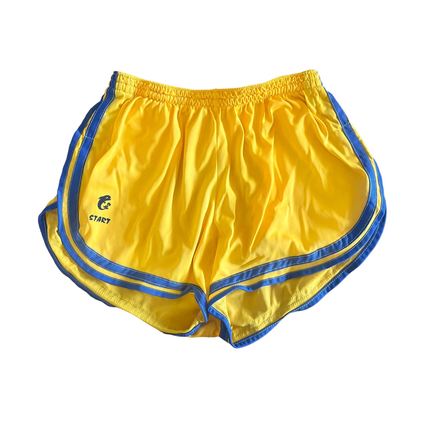 Vintage 80s Yellow Gym Shorts 8-10Y