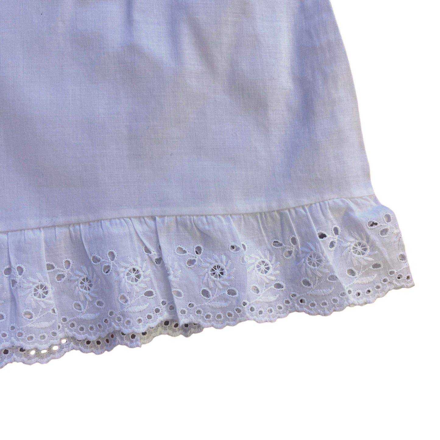 Vintage 1960s White Petticoat 6-8Y