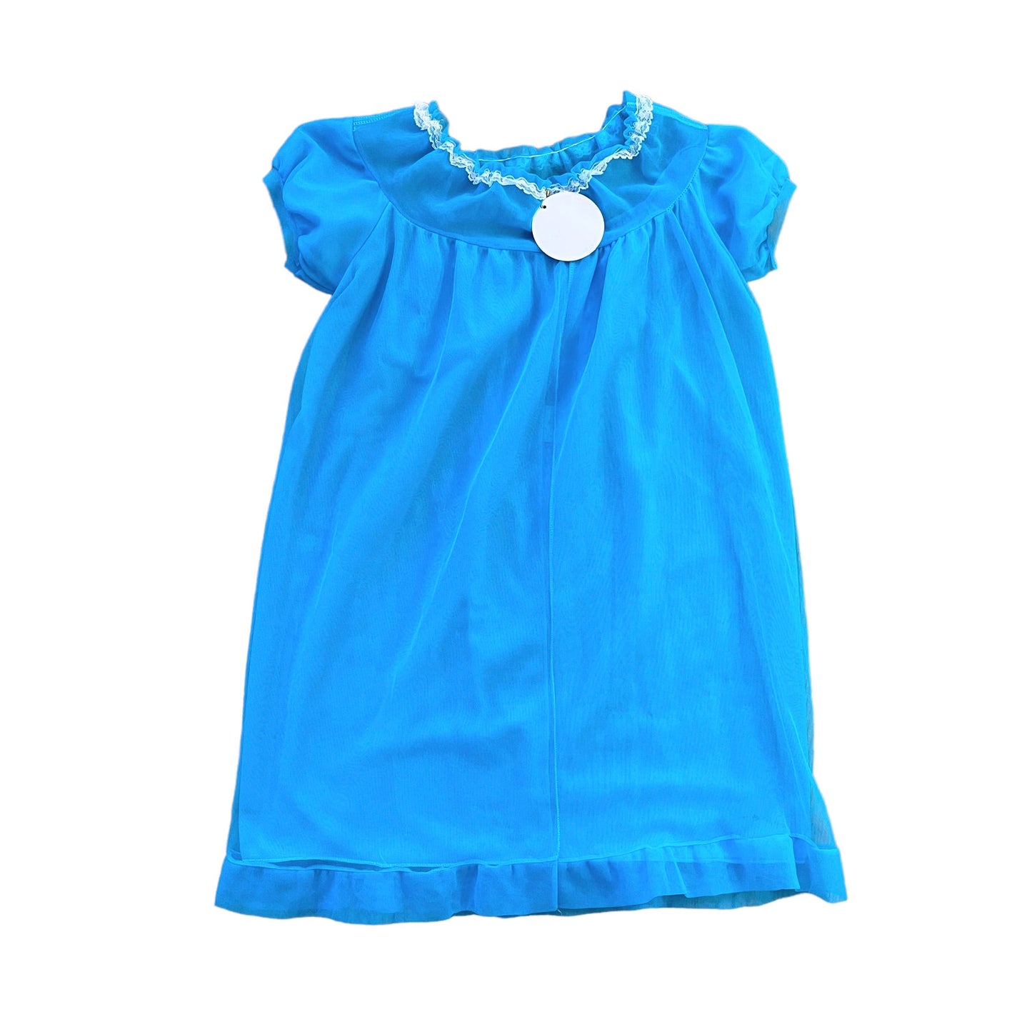 60's Sheer Blue Dress 6-8 Years