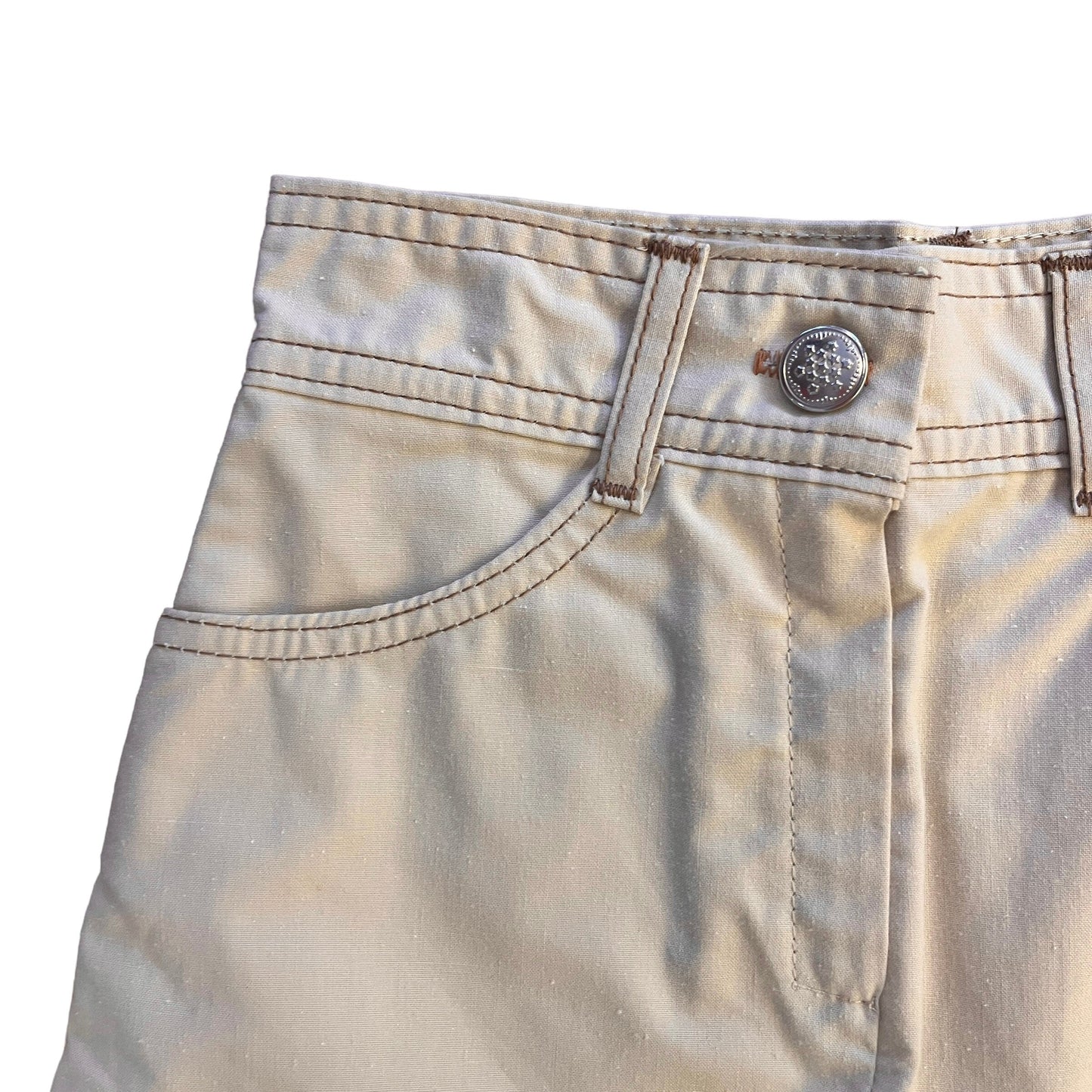 Vintage 70s Beige "Sahara" Girl's Skirt / 5-6Y