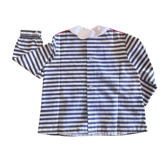 1970's Striped Shirt/Blouse / 5-6 Years