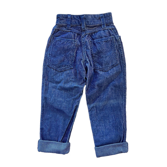 Load image into Gallery viewer, 1970s Navy Cord Trousers / 5-6Y

