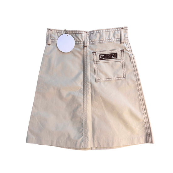 Vintage 70s Beige "Sahara" Girl's Skirt / 5-6Y