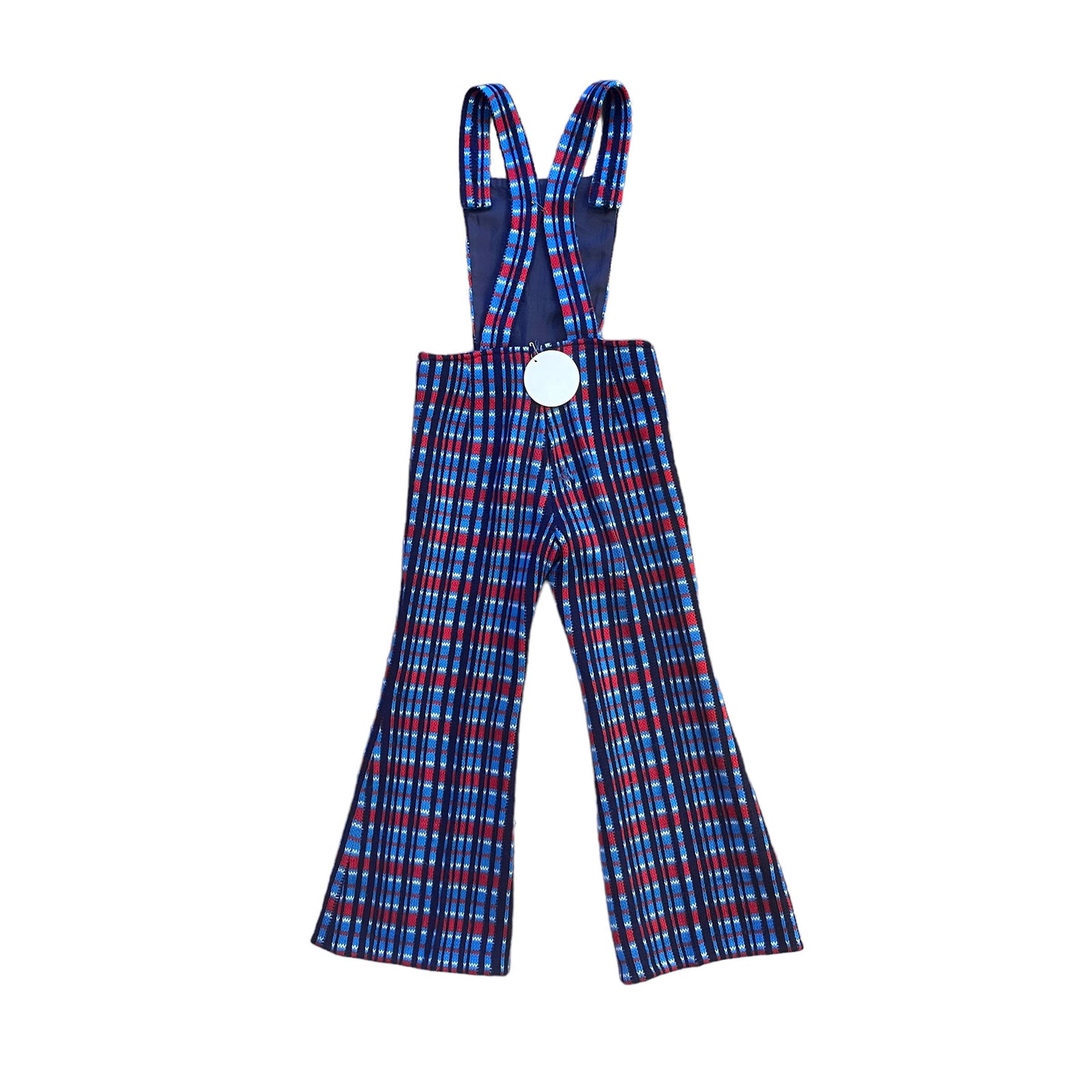 1970's Knitted Dungarees / 5-6 Years