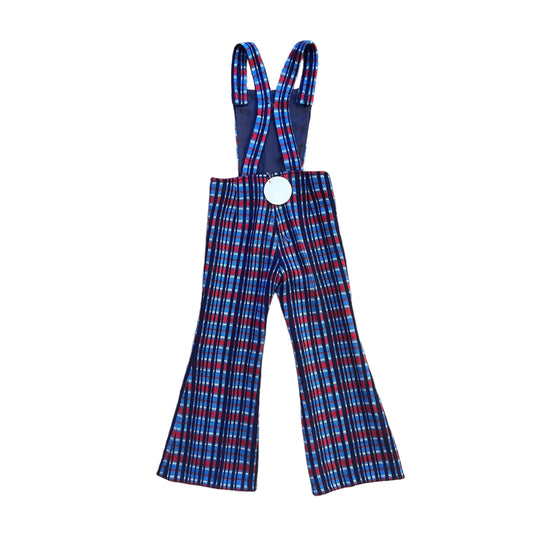 1970's Knitted Dungarees / 5-6 Years